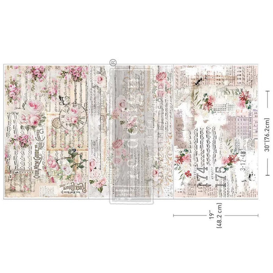 Shabby Chic Sheets Decoupage Decor Tissue Paper Pack - ReDesign with Prima