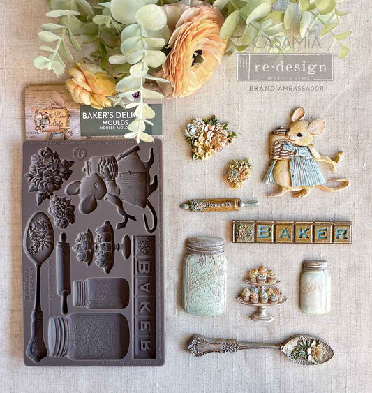 Baker's Delight Decor Mould - ReDesign with Prima/Prima Marketing