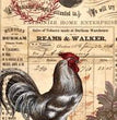 Red Rooster - Roycycled Decoupage Paper