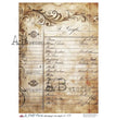 Antique Ledger Frame Rice Paper (251) - Le Petit Paris/AB Studios