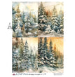 Twilight Pines Quad Rice Paper (278) - Le Petit Paris/AB Studios