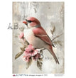 Blushing Sparrow Rice Paper (566) - Carte Italiano