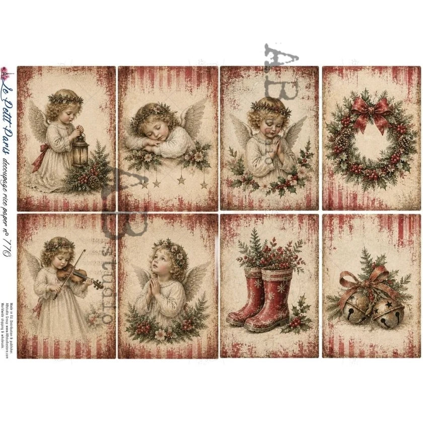 Heaven's Christmas Song Rice Paper (770) - Le Petit Paris/AB Studios
