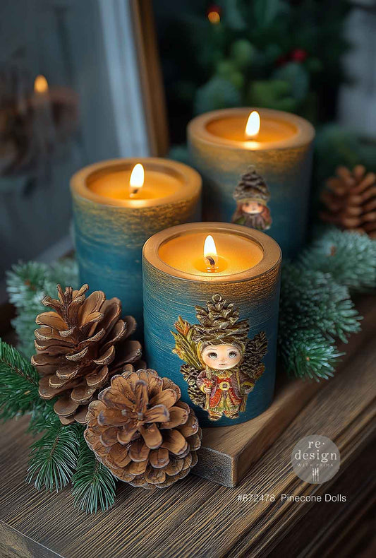 Pinecone Dolls Decor Mould - ReDesign with Prima