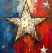 Patriot Star Rice Paper (DC5215) - Decoupage Central