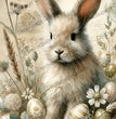 Heirloom Bunny & Painted Eggs Rice Paper (DC907) - Decoupage Central