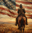 Ride for the Flag Rice Paper (DC908) - Decoupage Central
