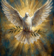 Dove of Peace Rice Paper (DC909) - Decoupage Central