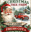 Kringle's Christmas Tree Farm Rice Paper (DC985) - Decoupage Central