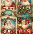 Believe Santa Rice Paper (DC989) - Decoupage Central