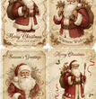 Vintage Santa Christmas Postcards Rice Paper (DC993) - Decoupage Central