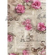 Roses on Book Page (#1783) - AB Studios