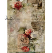 Textured Wall Rose Florals (#1805) - AB Studios