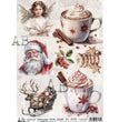 Peppermint Cocoa (#2043) Rice Paper- AB Studios