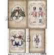 Nutcracker & Holiday Bells (#2045) Rice Paper- AB Studios