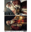 2 Santas (#2103) Rice Paper - AB Studios