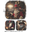 Steampunk Santa's (#2161) Rice Paper- AB Studios