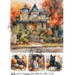 Victorian House 4 Scenes (#2265) Rice Paper- AB Studios