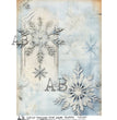 Two Large Snowflakes (#2478) Rice Paper - AB Studios