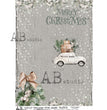 Christmas Car (#2508) Rice Paper- AB Studios