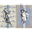 Grain Sack Cherubs Rice Paper (1146)- AB Studio