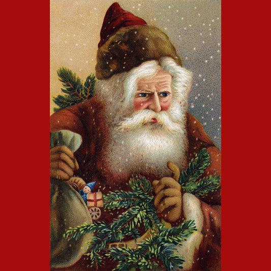 Old St. Nick Decoupage Tissue - Deborah Bucher Designs