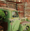 Old Barn & Green Truck Decoupage Tissue - Deborah Bucher Designs