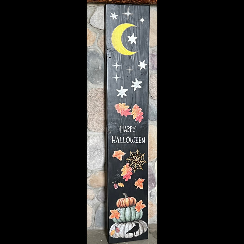 Halloween Porch Sign Decoupage Tissue - Deborah Bucher Designs