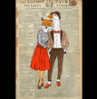 Foxy Girl and Handsome Goose Decoupage Tissue - Deborah Bucher Designs