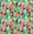 Watercolor Harlequin Decoupage Tissue - Deborah Bucher Designs