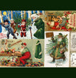 Vintage Christmas Card 1 Decoupage Tissue - Deborah Bucher Designs