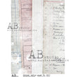 Vintage Pastel Receipts Vellum Paper (0209) - AB Studio