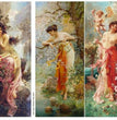 Vintage Ladies Rice Paper (R1702) - ITD Collection
