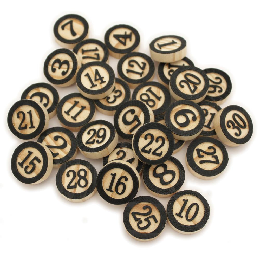 Wood Bingo Tiles - NTS