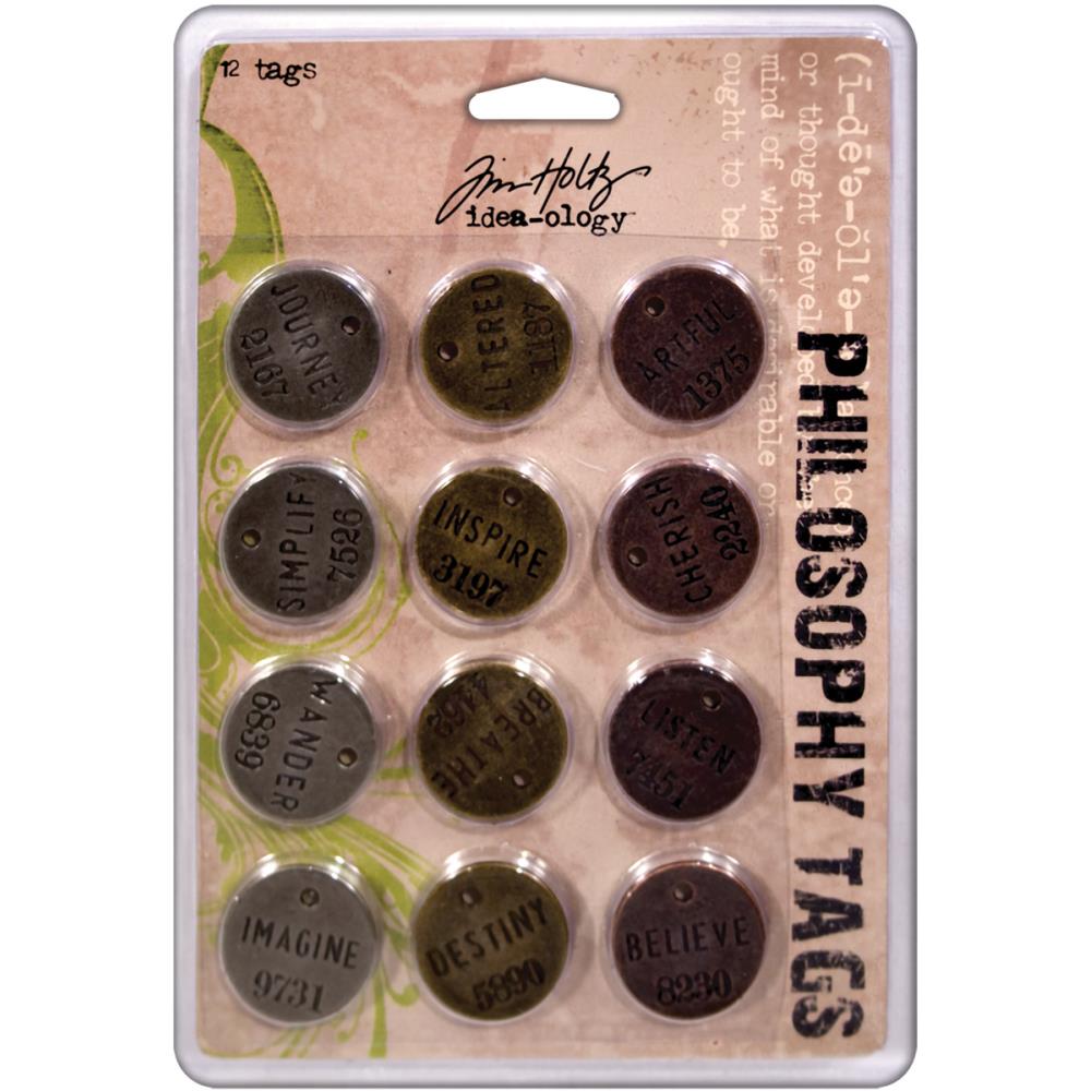 Metal Philosophy Tags by Tim Holtz - NTS
