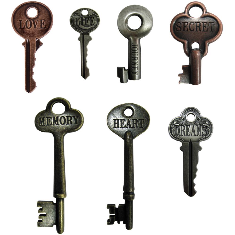 Metal Word Keys by Tim Holtz - NTS