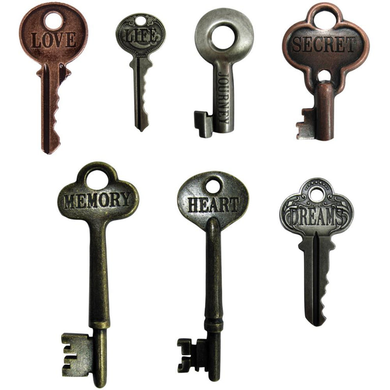 Metal Word Keys by Tim Holtz - NTS