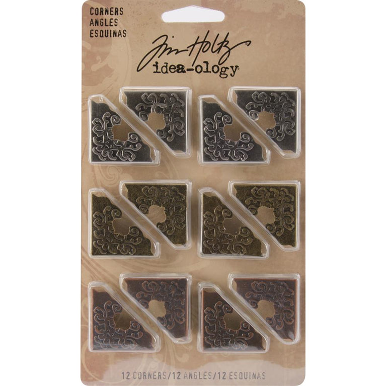 Metal Ornate Corners by Tim Holtz - NTS