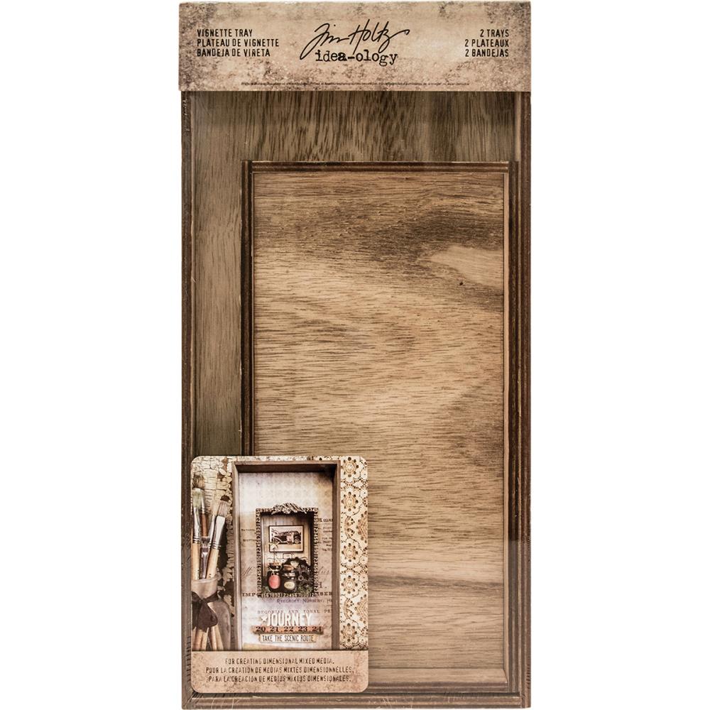 Wooden Vignette Trays by Tim Holtz - NTS