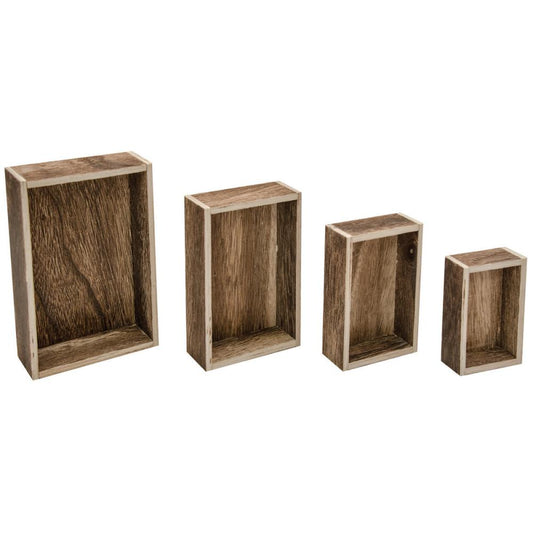 Wooden Vignette Boxes (4) by Tim Holtz - NTS