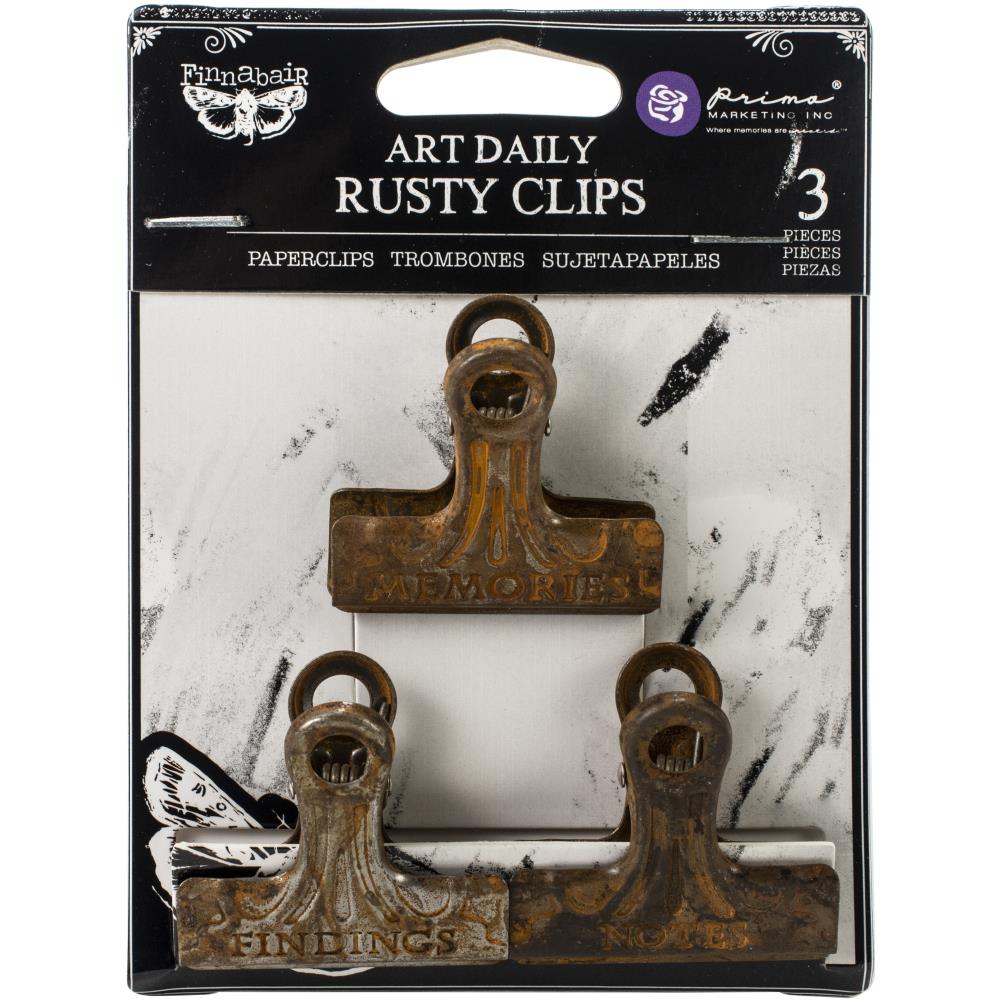 Rusty Metal Binder Clips - NTS