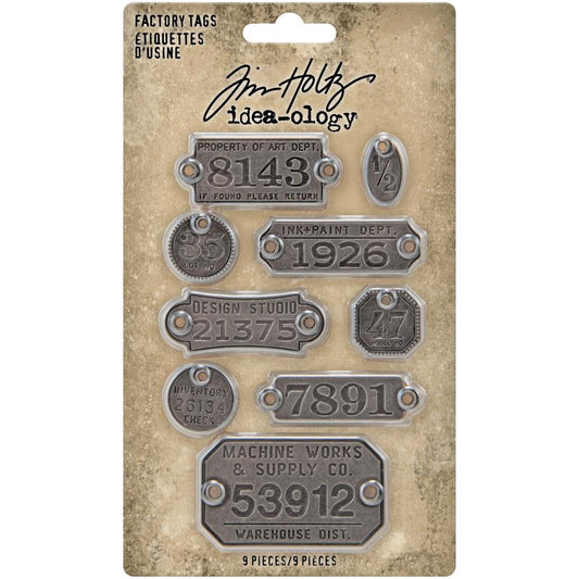 Metal Factory Tags by Tim Holtz - NTS