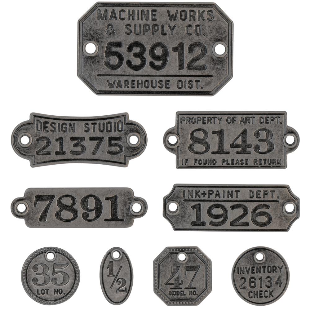Metal Factory Tags by Tim Holtz - NTS