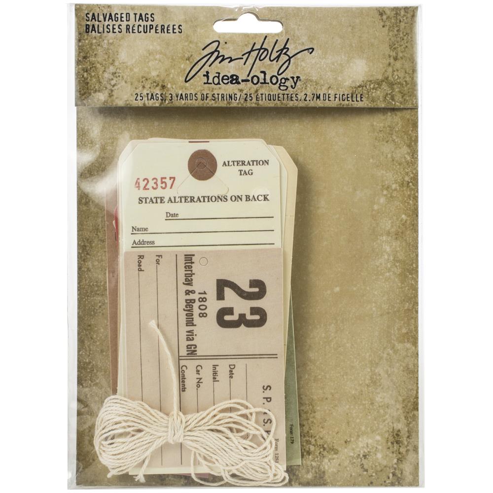 Salvaged Tags by Tim Holtz - NTS