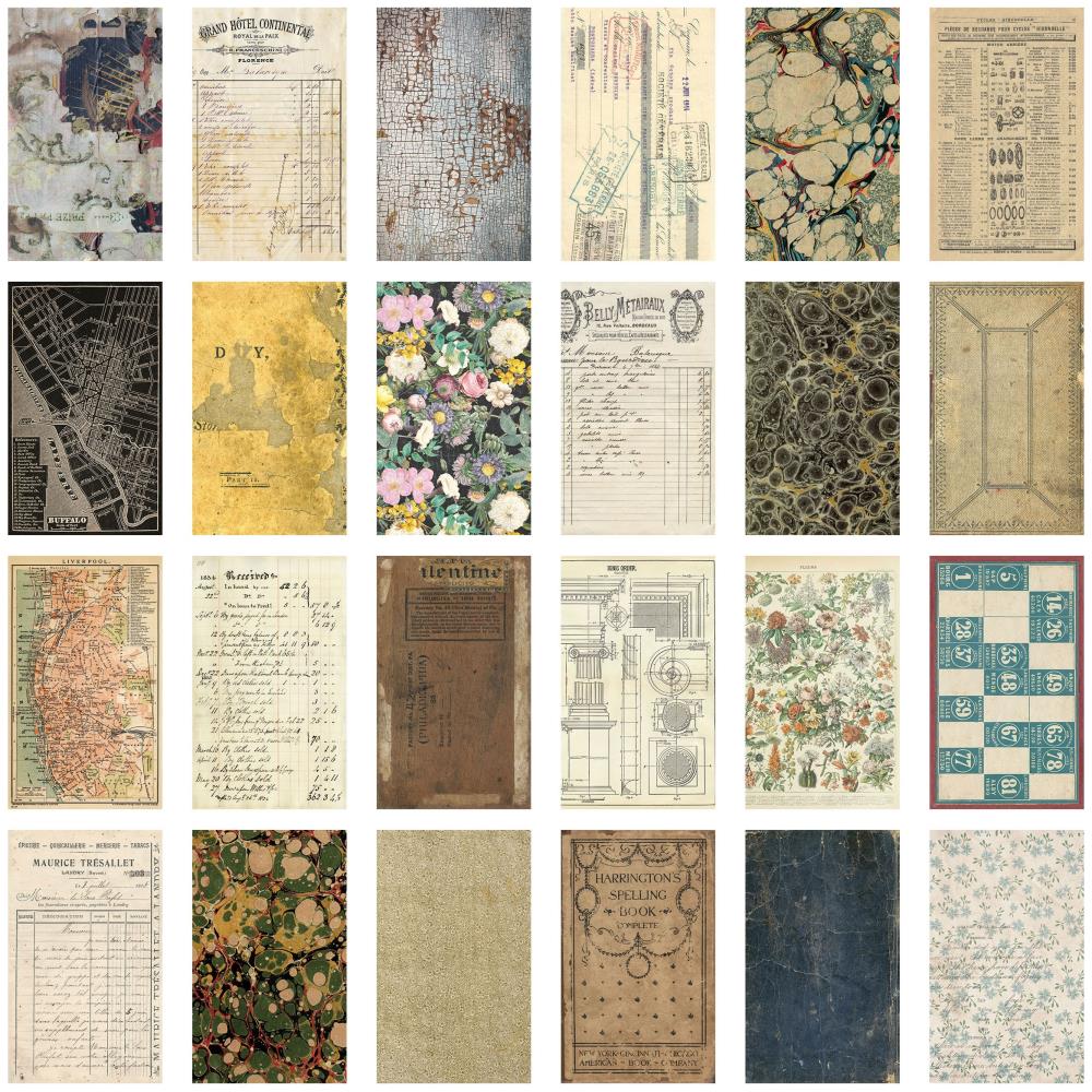 Volume #2 Backdrops, Double Sided Cardstock by Tim Holtz - NTS
