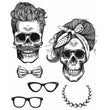 Wicked Hipsters Cling Stamps by Tim Holtz - NTS