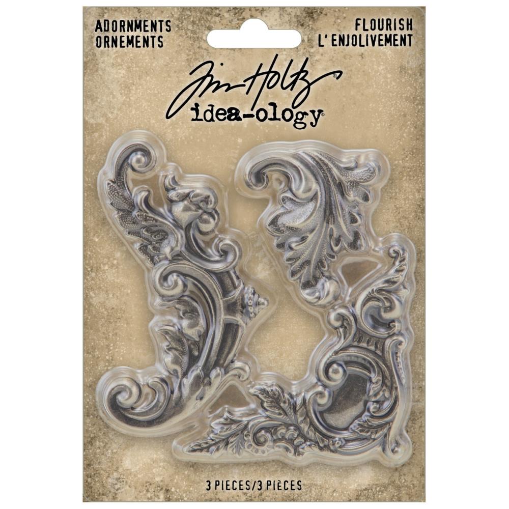 Flourish Metal Adornments by Tim Holtz - NTS