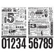 Eccentric Remnant Rub Ons by Tim Holtz - NTS