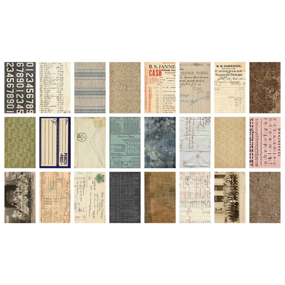 Volume #3 Backdrops, Double Sided Cardstock by Tim Holtz - NTS