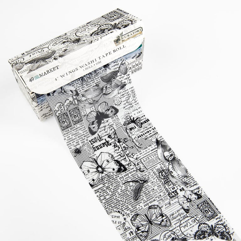 Curators 4" Wings Washi Tape Roll - NTS